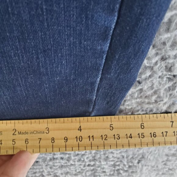 Jessica Simpson Jeans Womens 14 Blue Poppy Mid-Rise Skinny Stretch Denim - Picture 10 of 15